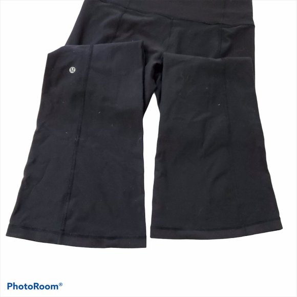 lululemon athletica Pants - Lululemon Womens Black Flare Yoga Legging Pants